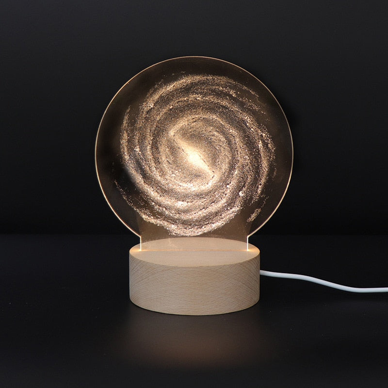 3D LED Moon Lamp Atmosphere Night Lights - UTILITY5STORE