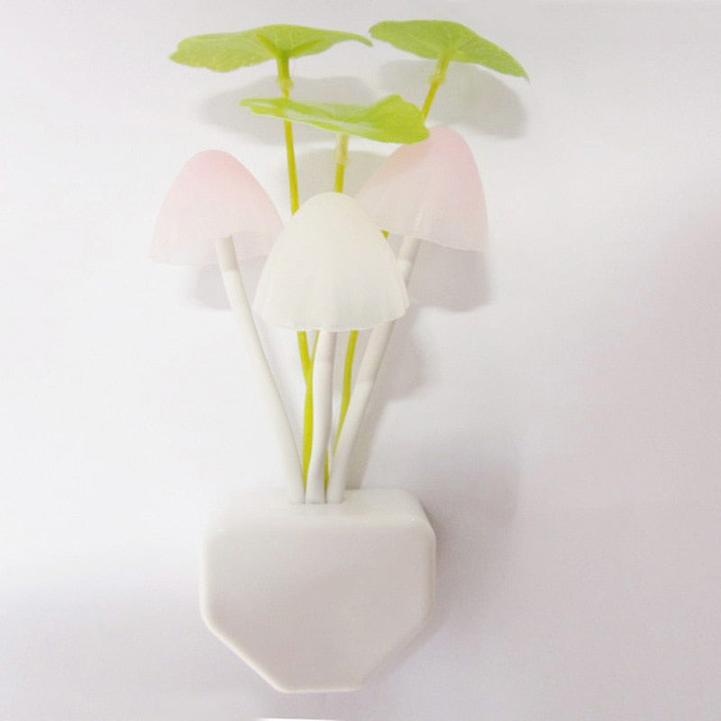 Fairy Colorful Mushroom Night Wall Lamp