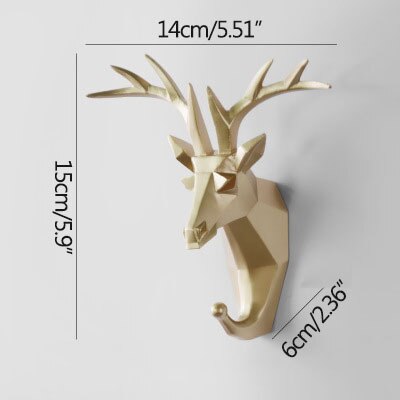 Minimalist Lovely Deer Wall Hook