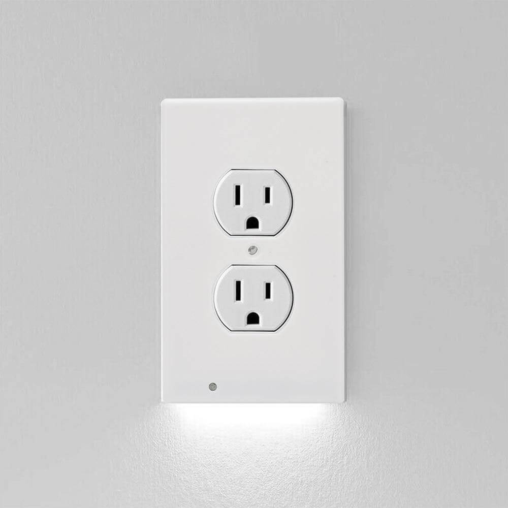 Outlet Cover Wall Plate With Led Night Lights - UTILITY5STORE