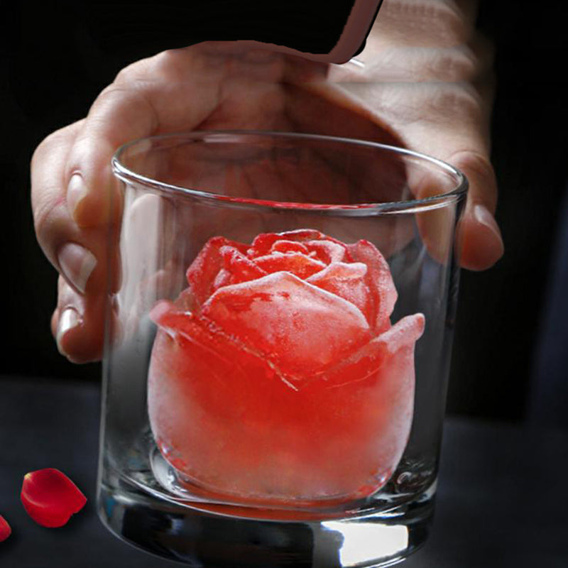 Rose Silicone Ice Maker Mold