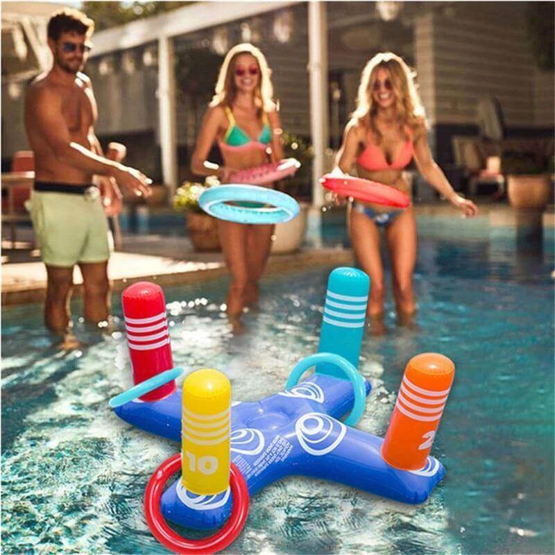 Inflatable Ring Throwing Ferrule Pool Toy