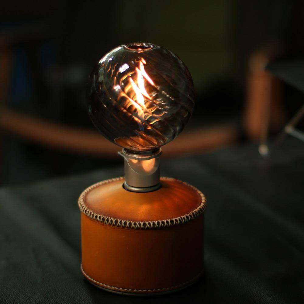 Gas Lantern Glass Outdoor Camping Lamp