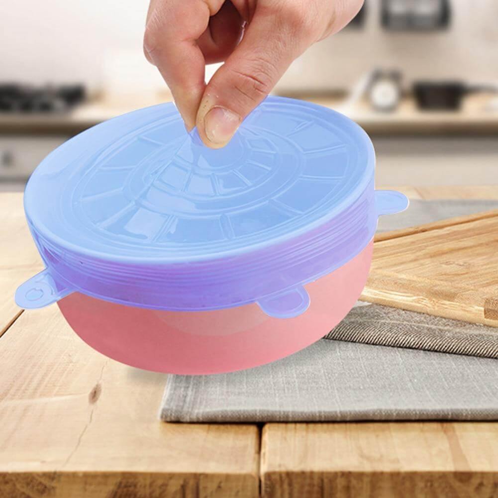 Reusable Durable Silicone Food Cover Lids