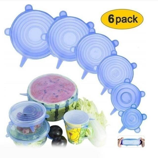 Reusable Durable Silicone Food Cover Lids