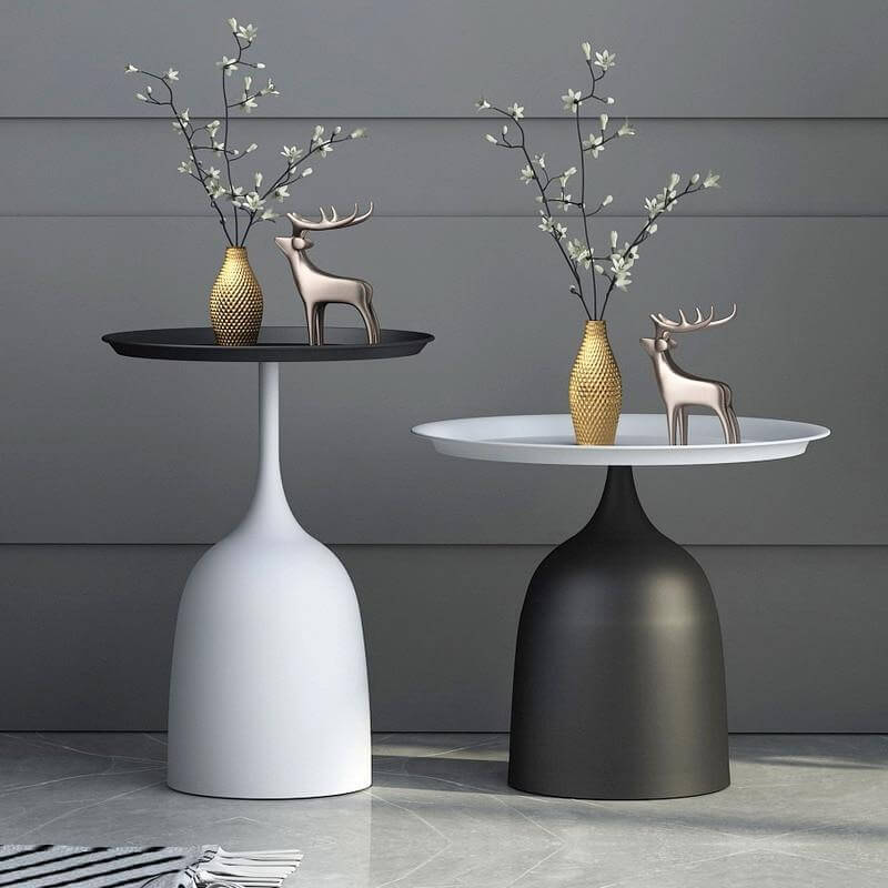 luxury Nordic Iron Metal Bracket Light Side Table