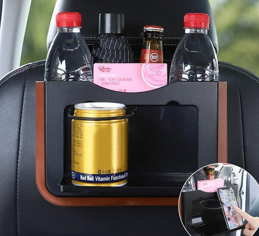 Foldable Back Seat Drink Phone Holder - UTILITY5STORE