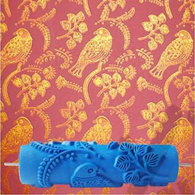 Paradise Bird Patterned Paint Roller - UTILITY5STORE