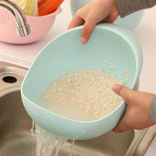 Silicone Rice Bowl Drain Basket