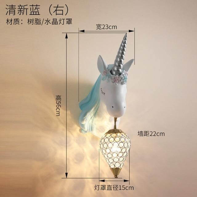 Lovely Unicorn Led Wall Lamp