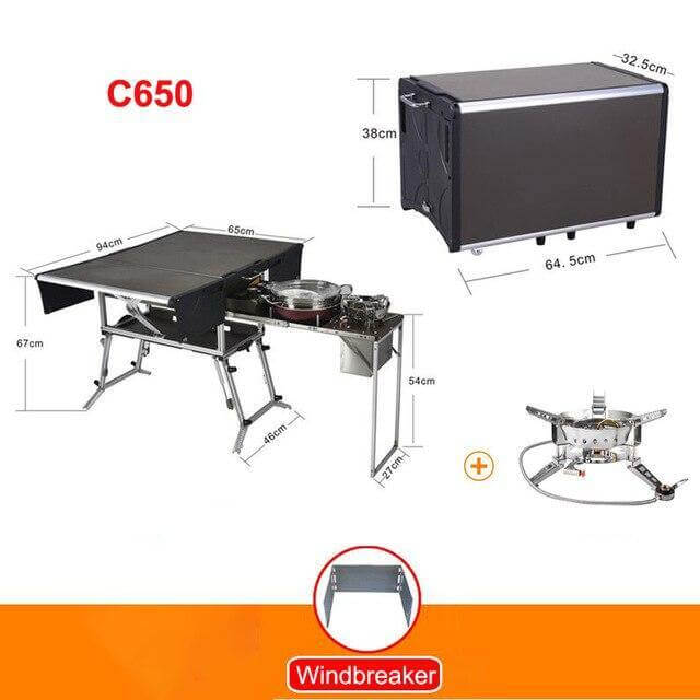 Outdoor Foldable Mobile Kitchen