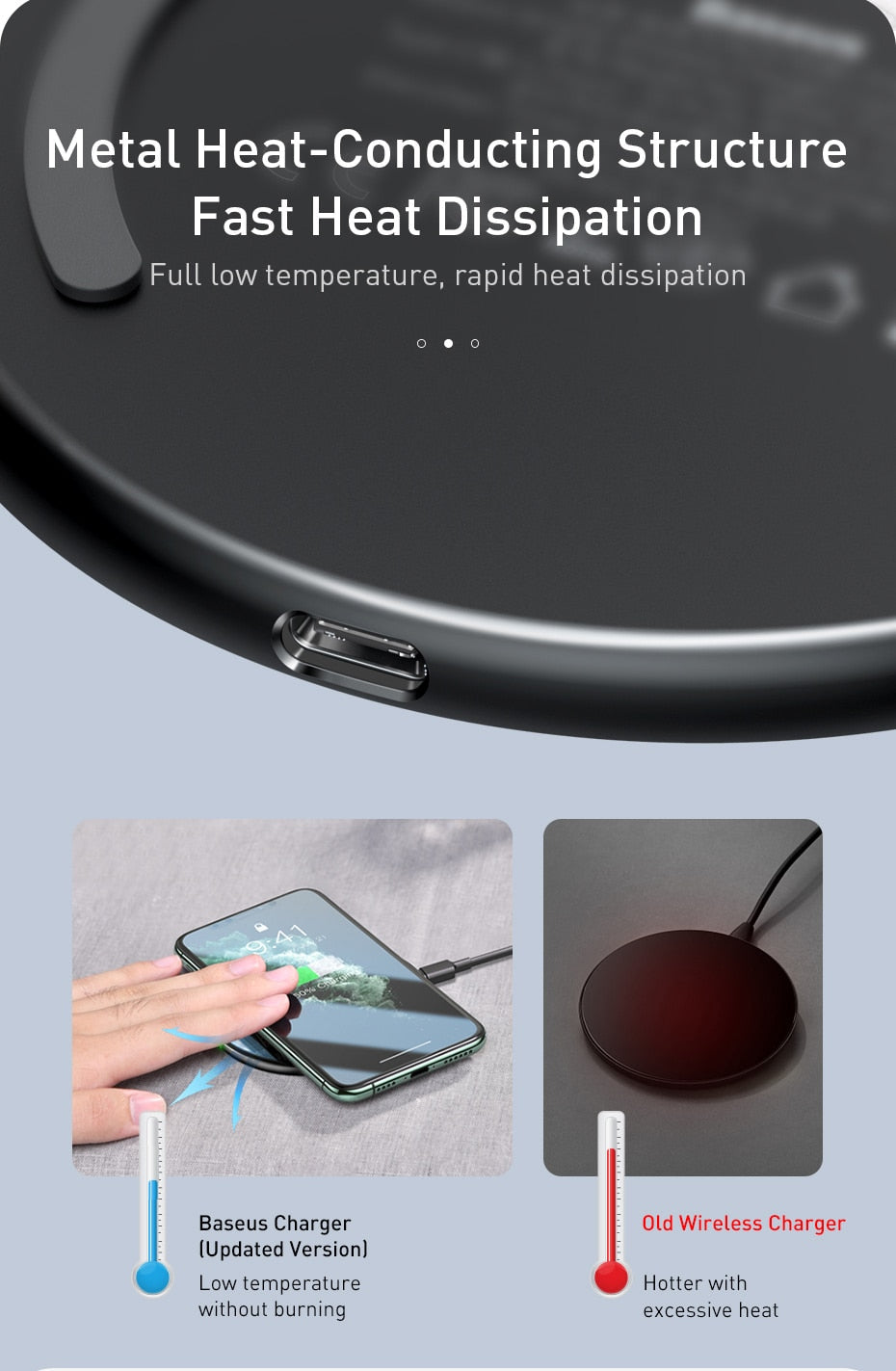 Transparent Wireless Fast Charger