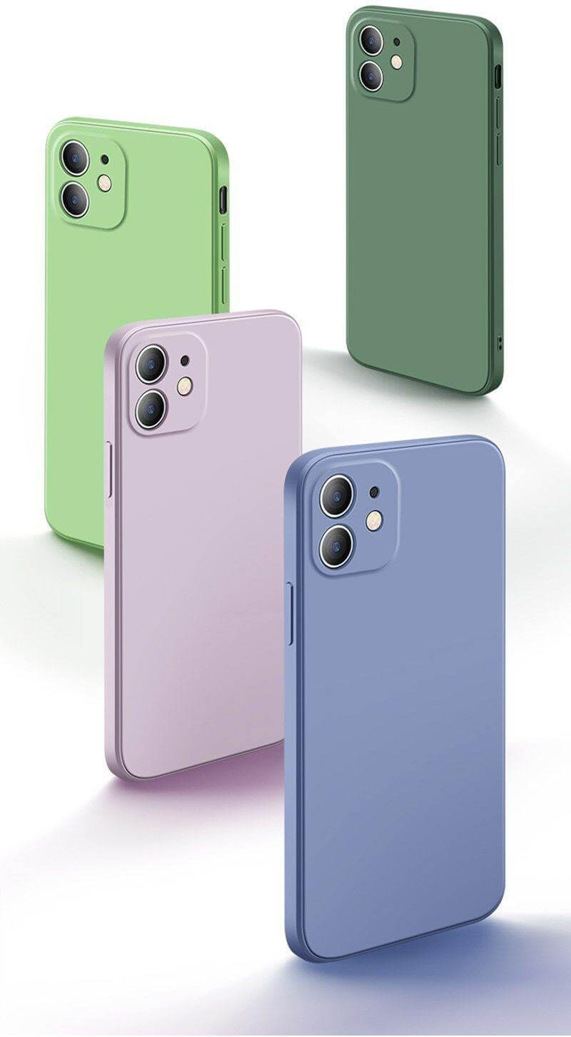 Square Pastel Silicone iPhone Case