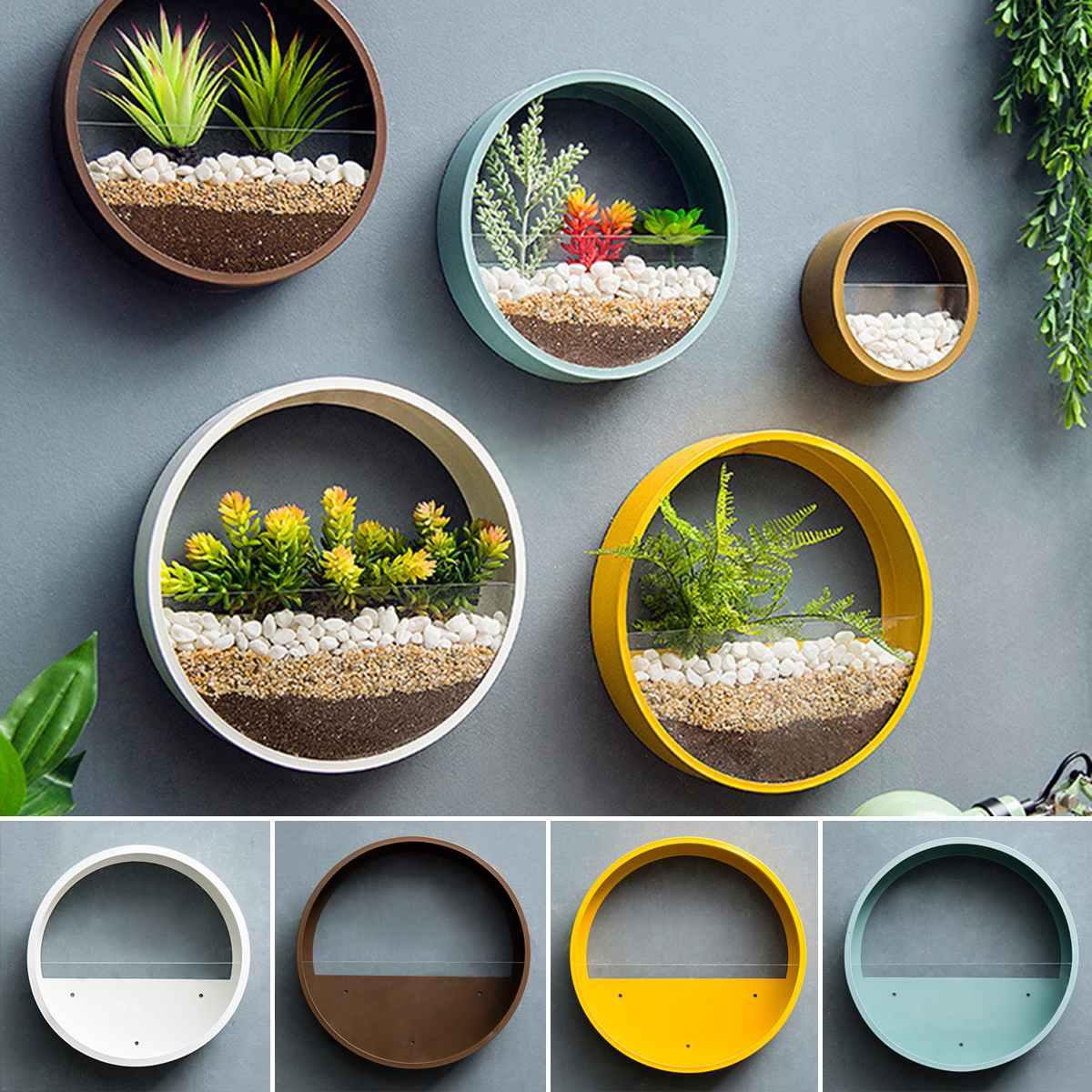 Modern Style Nature Wall Vases