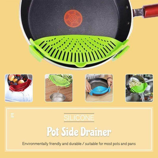 Silicone Pot Side Drainer