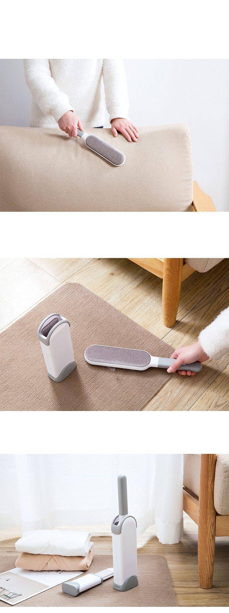 Reusable Double-Sided Pet Hair Dust Removal Brush