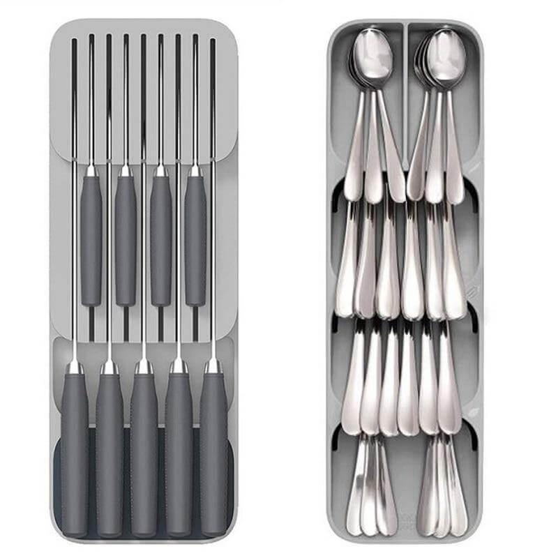 Hidden Multilayer Silverware Organizer