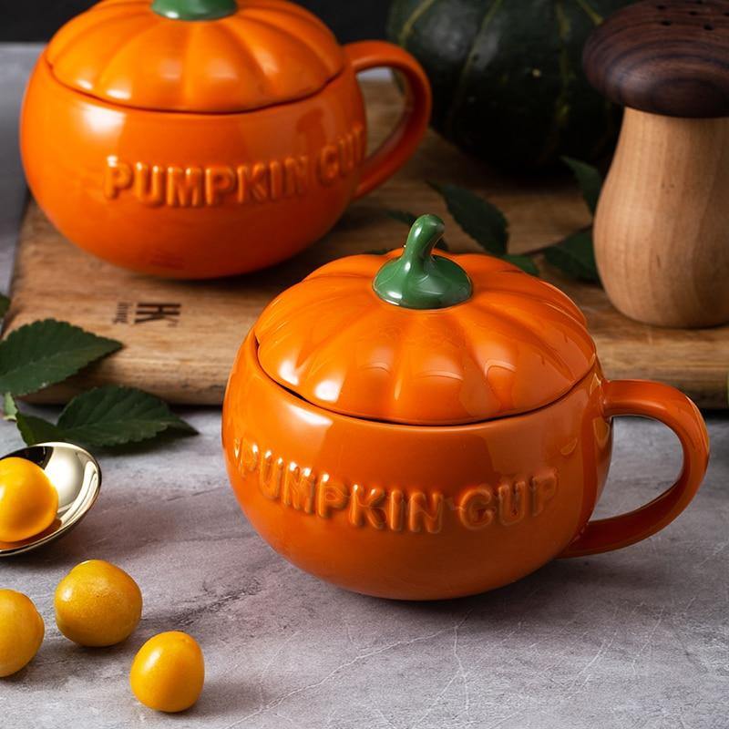 Creative Ceramic Pumpkin Mug Cup