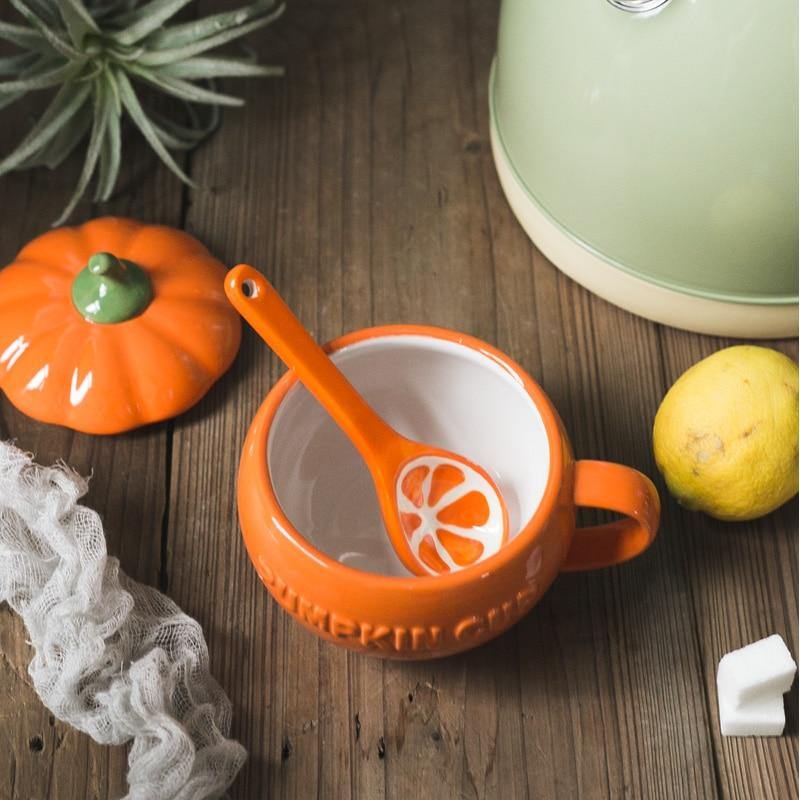 Creative Ceramic Pumpkin Mug Cup