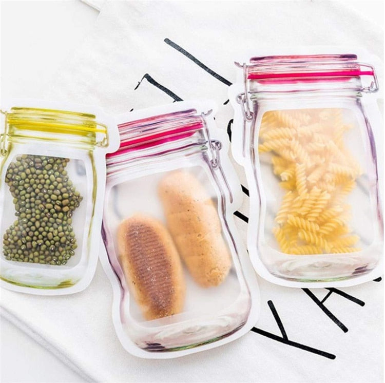 Reusable Zip Jar Bags