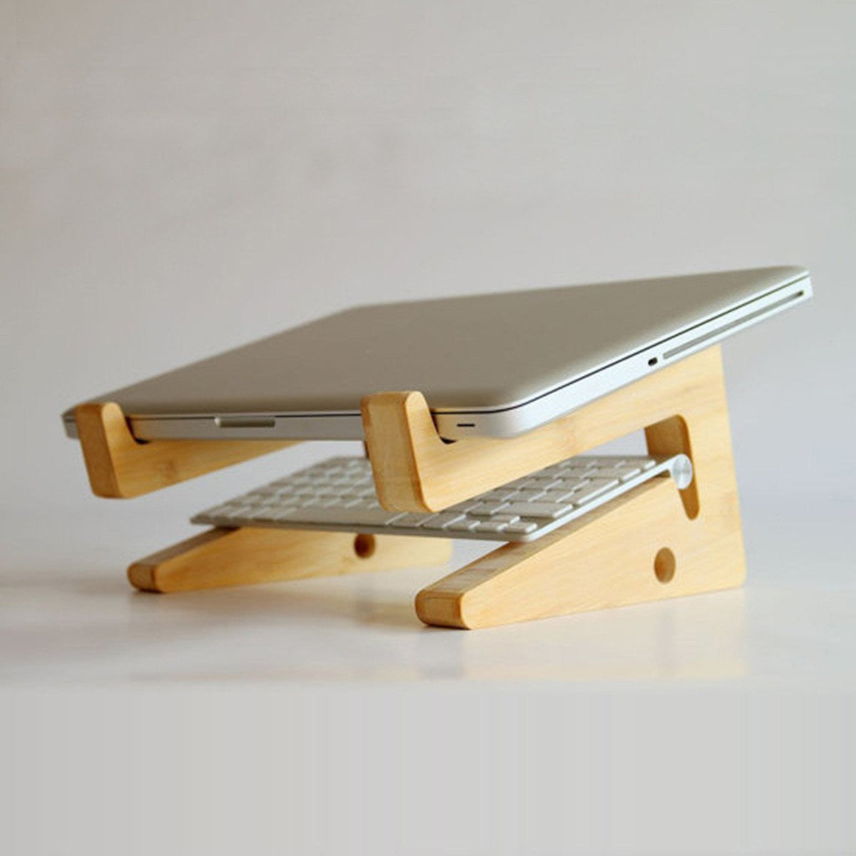 Creative Universal Wooden Detachable Laptop Stand