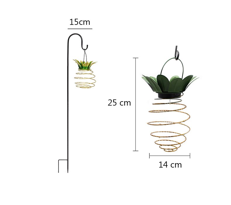 Outdoor Solar Garden Pineapple Automatic Lights - UTILITY5STORE