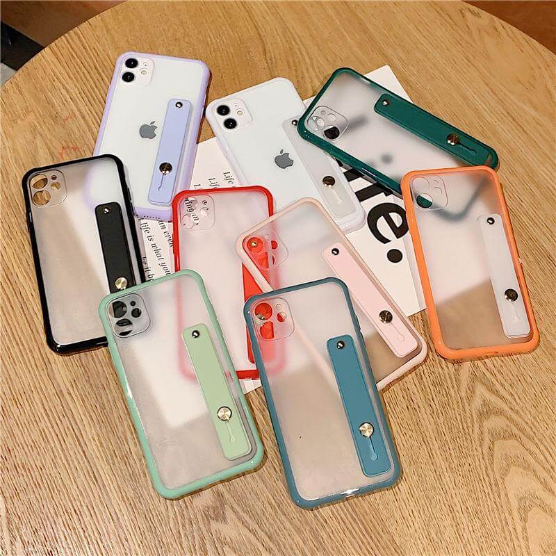 Wrist Strap Shockproof iPhone Cases