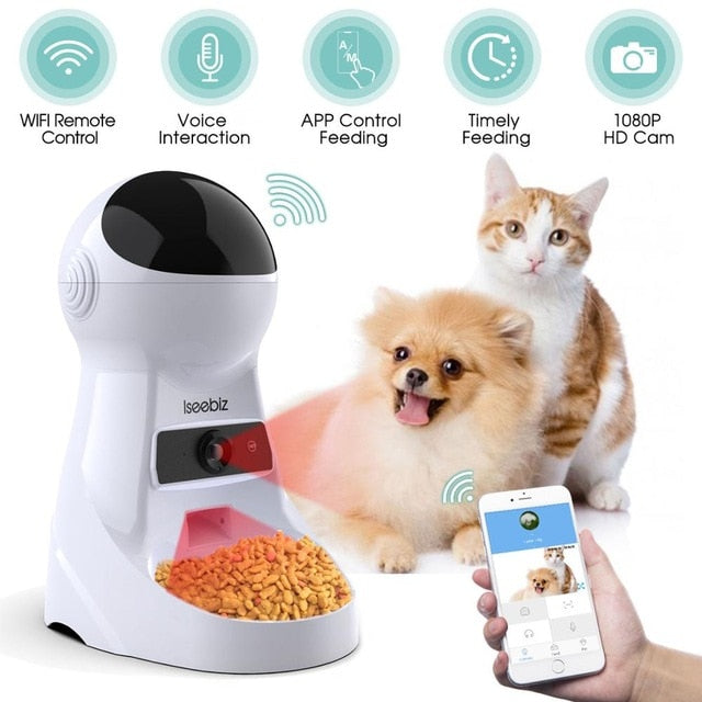 Automatic Smart Pet Feeder - Happy2Cats