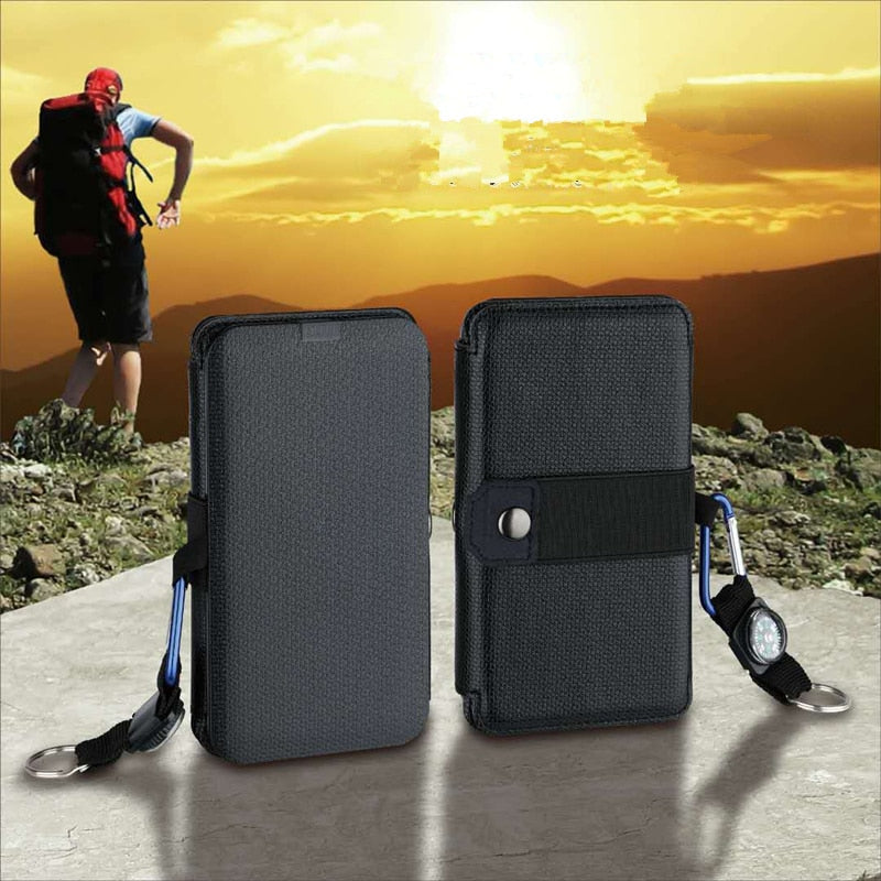 Foldable Portable Solar Panel Phone Charger