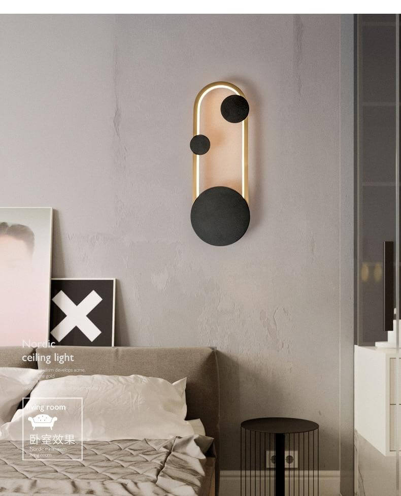 Modern Led Creative Nordic Earthly Wall Lamp