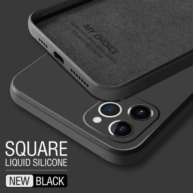 Square Pastel Silicone iPhone Case