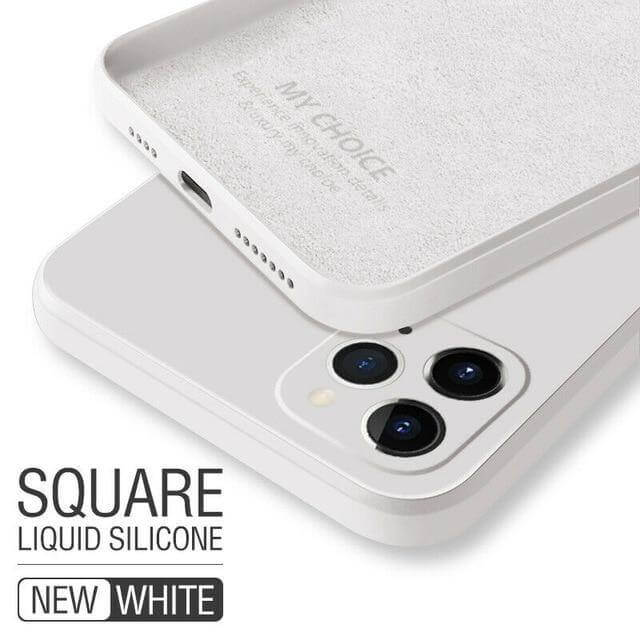 Square Pastel Silicone iPhone Case