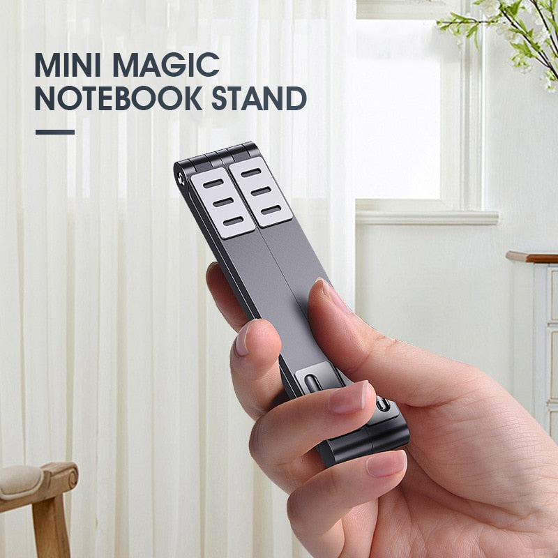 Adjustable Folding Notebook Phone Holder Stand