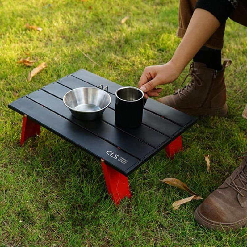 Mini Black Foldable Outdoor Table