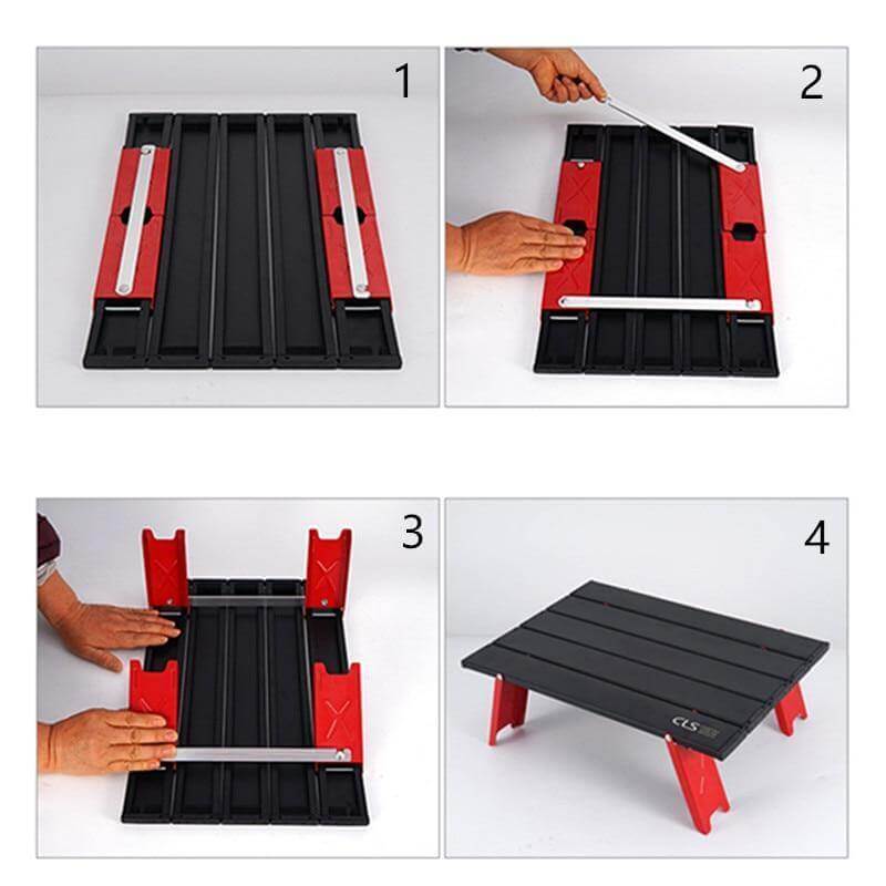 Mini Black Foldable Outdoor Table