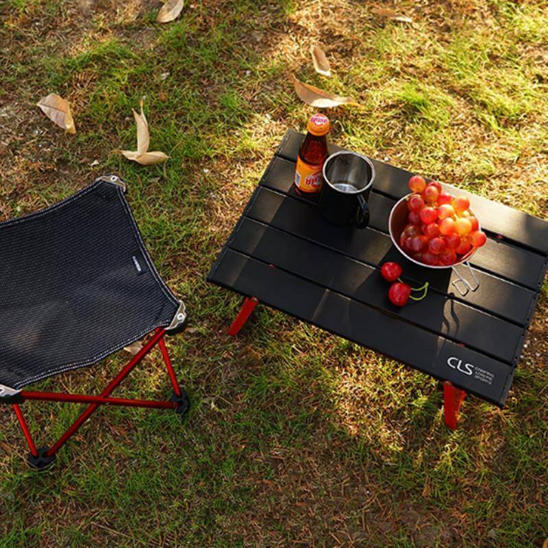 Mini Black Foldable Outdoor Table