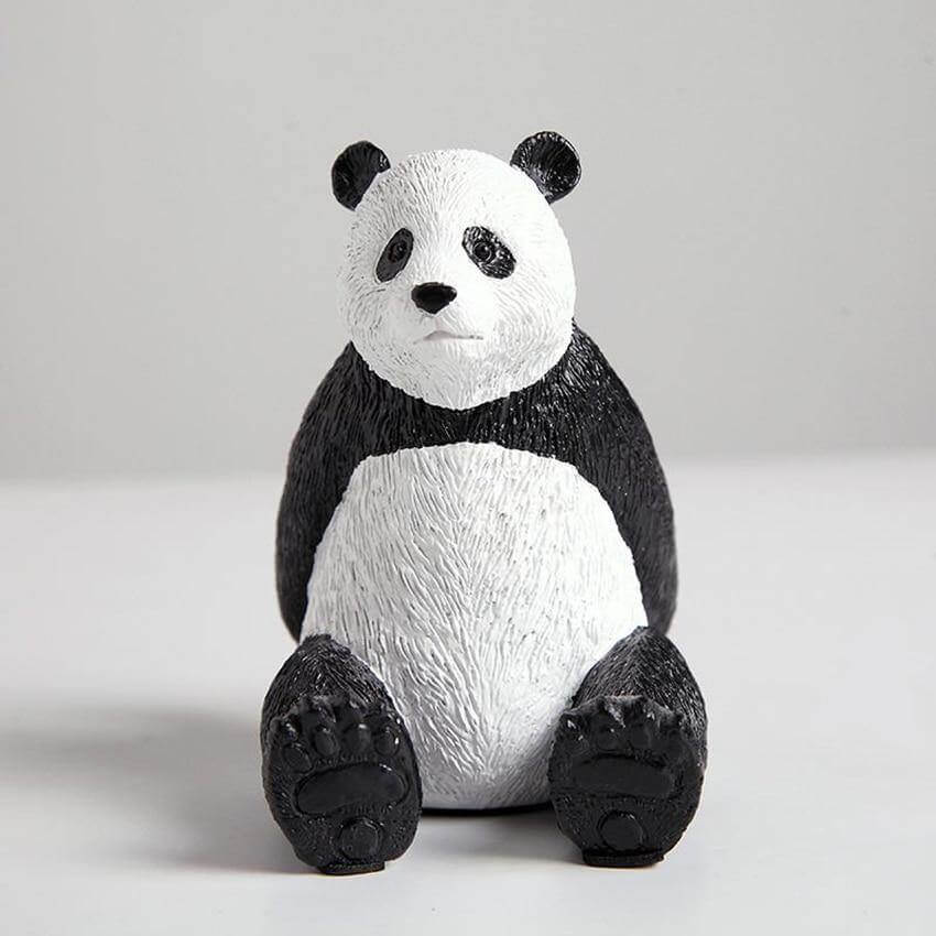 Sitting Panda Resin Phone Holder