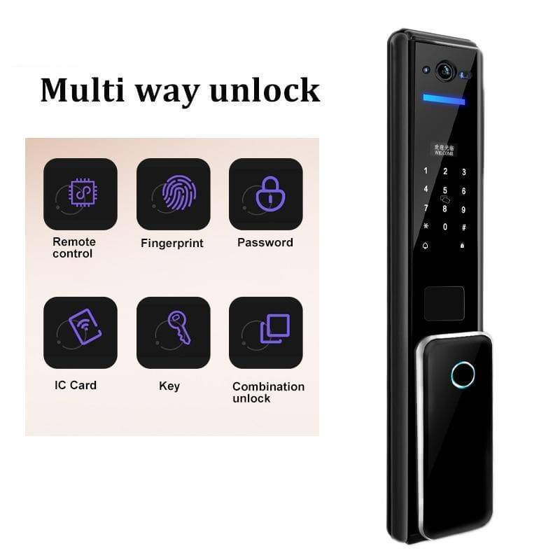 Led Screen Fingerprint Secure Digital Door Lock