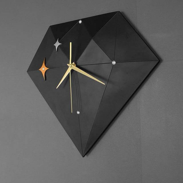 Geometric Nordic Star Minimalist Wall Clock