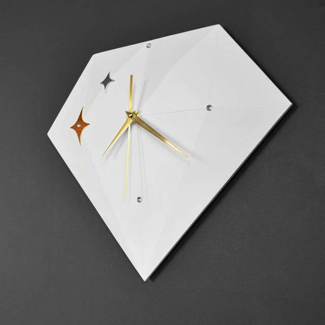 Geometric Nordic Star Minimalist Wall Clock