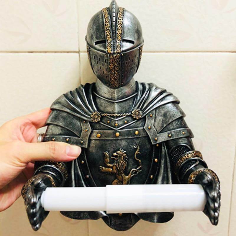 Medieval Knight Toilet Paper Holder