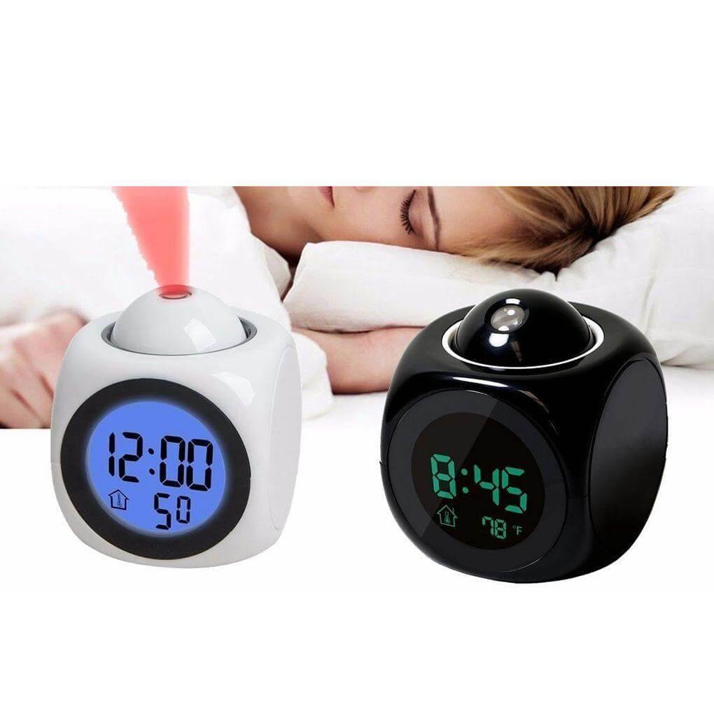 LCD Projection Display Digital Alarm Clock