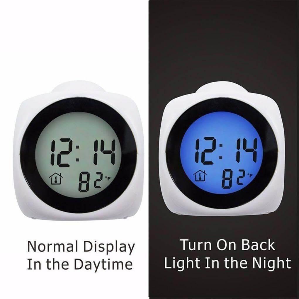 LCD Projection Display Digital Alarm Clock