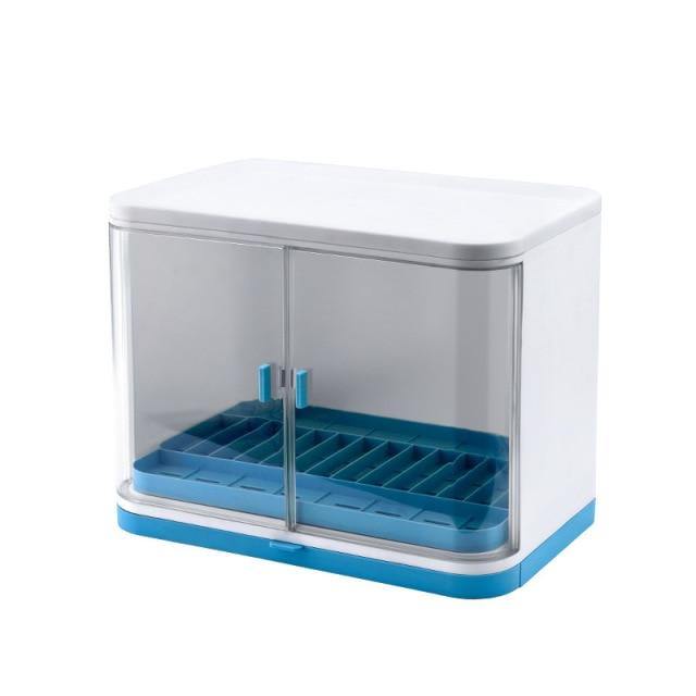 Minimalist Simple Kitchen Draining Storage Box with Lid