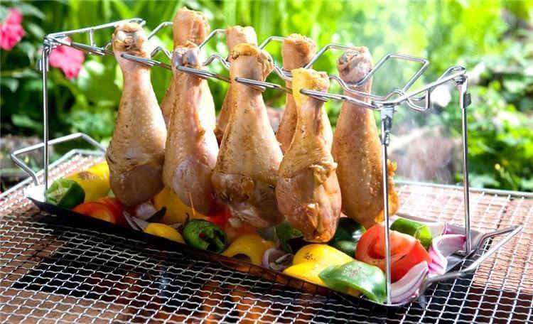 Stainless Steel Chicken Wing Rack