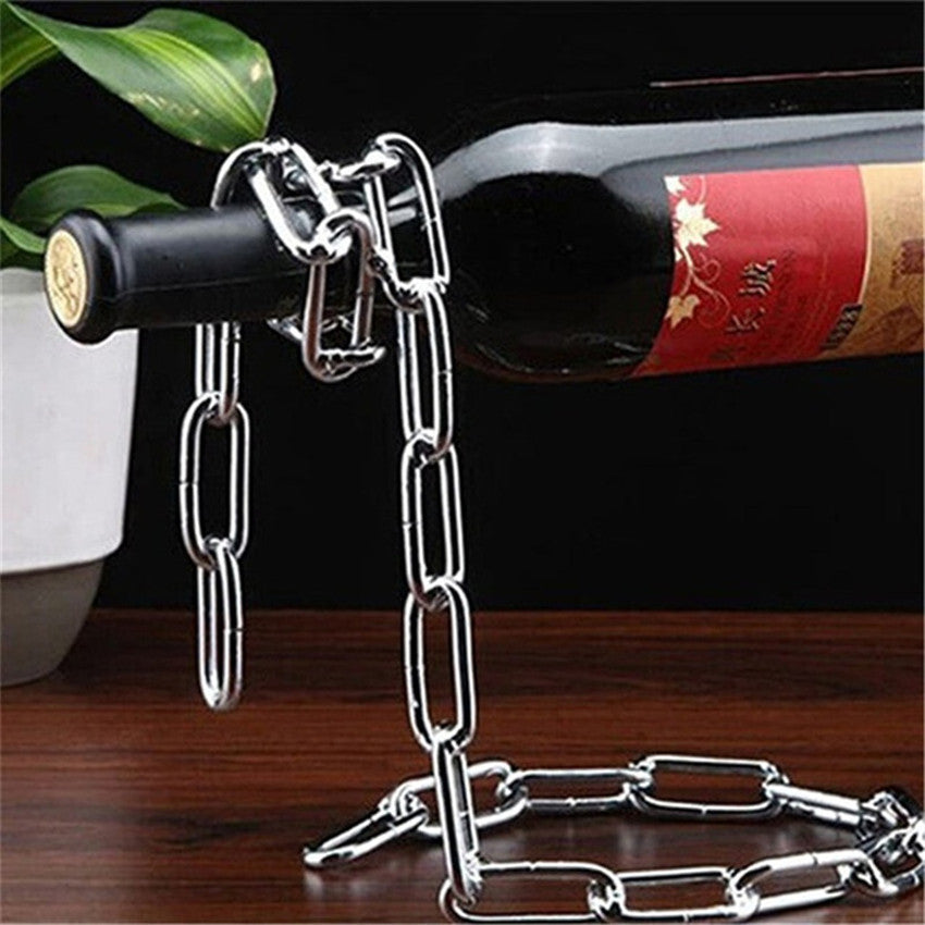 Hanging Magic Metal Wine Holder