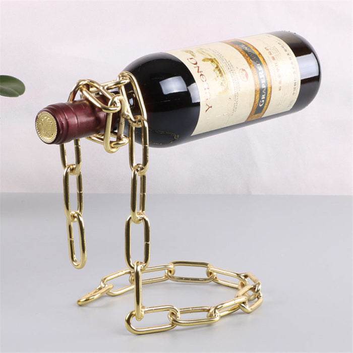 Hanging Magic Metal Wine Holder