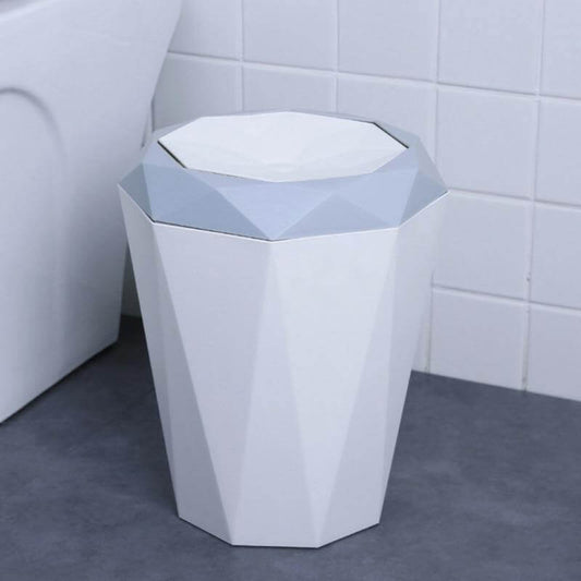 Geometric Creative Trash Can