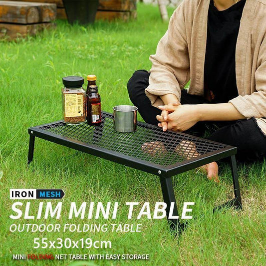 Ultra-light Outdoor Portable Folding Grill Net Table