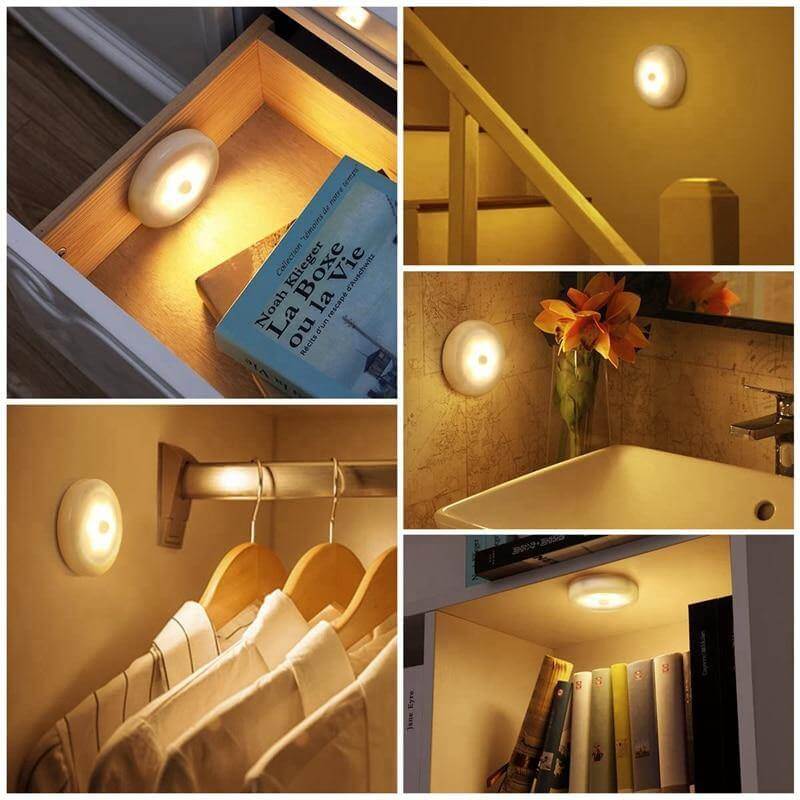 Warm &amp; Cold Light Motion Sensor Wireless LED Lights